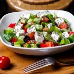 Tomato Cucumber Mozzarella Salad